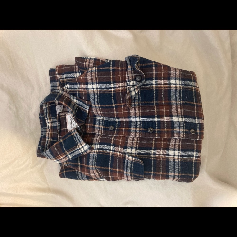 Brown flannel